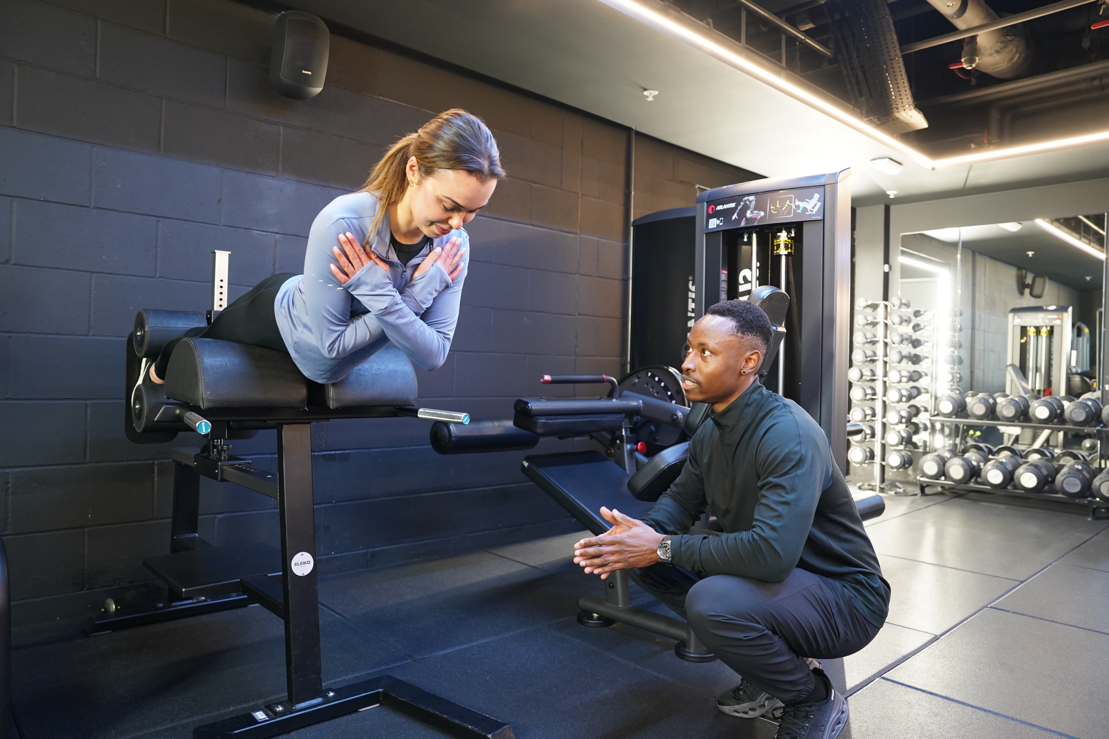 Client tracking progress and building sustainable habits